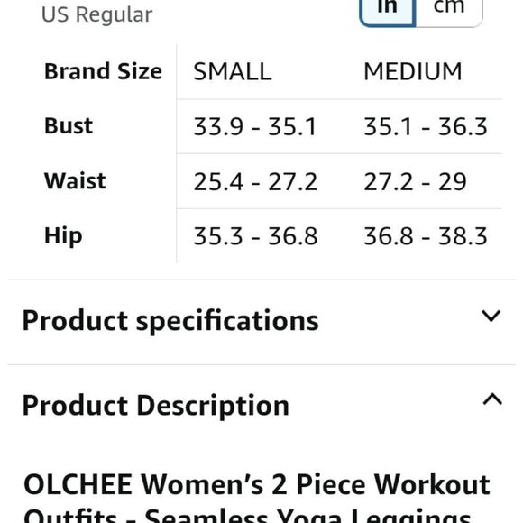 Women's Two Piece Workout Outfit Size Small Light Blue New! - Picture 8 of 8